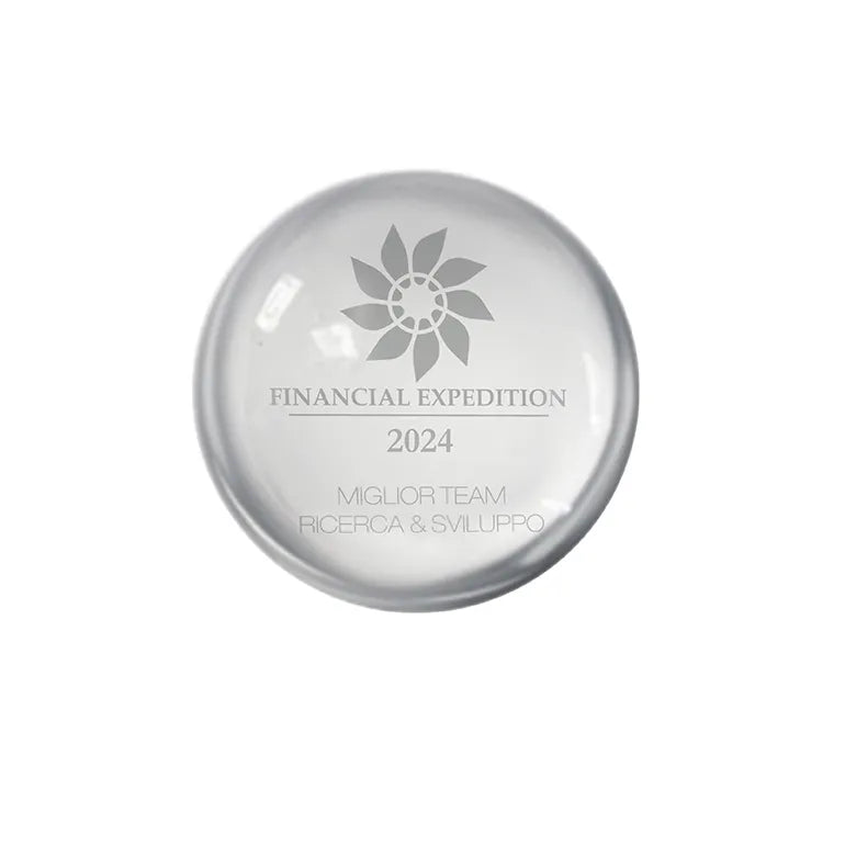 FERMACARTE IN VETRO CRY220