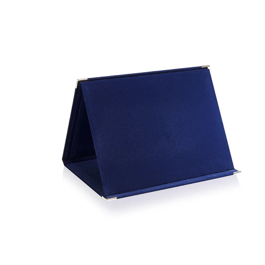 CARTELLA IN VELLUTO BLU