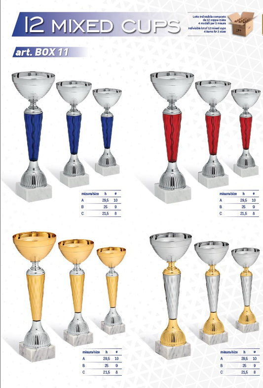 LOTTO 12 COPPE MISTE Art.BOX11