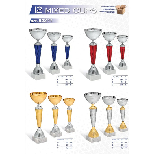 Lotto 12 Coppe Miste Art.Box11