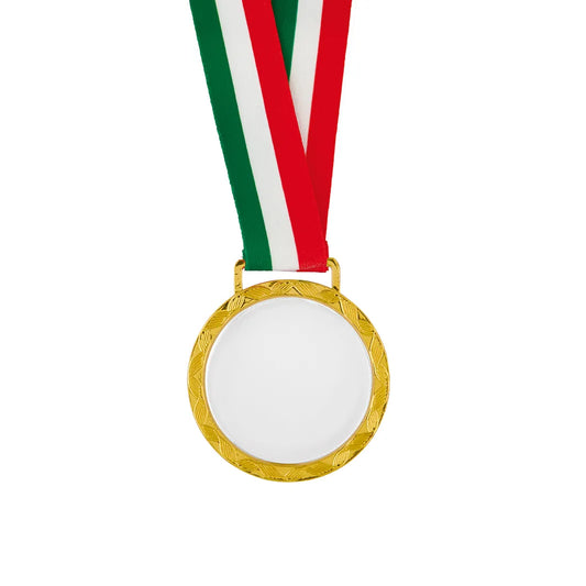 MEDAGLIA VETRO METALLO CRY 166