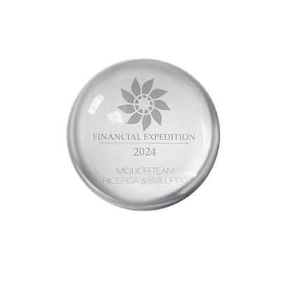 FERMACARTE IN VETRO CRY220